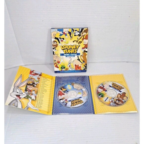 Looney Tunes DVD Spotlight Collection 28 Cartoon Classics Remastered 2-Disc Set - Picture 1 of 3